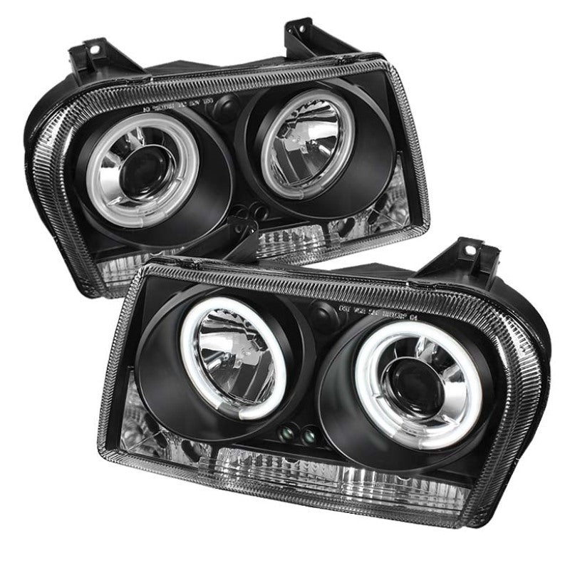FR SPORT SPYDER Chrysler 300 05-08 Projector Headlights CCFL Halo LED Blk (Not Included)...