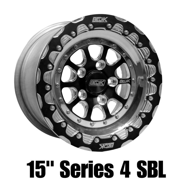 Belak Wheels Belak 15x9 / Subaru Brz Rear/ 5x100 BP / Series 4 Wheel - Single Beadlock 15095100S47BS-SBL