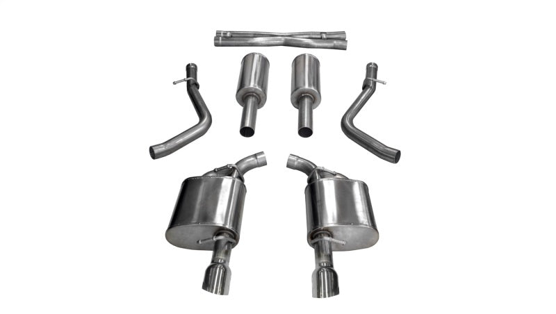 FR SPORT Corsa 17-18 Dodge Charger 5.7L V8 Xtreme Cat-Back Dual Rear Exit w/4.5in Polished Tips...