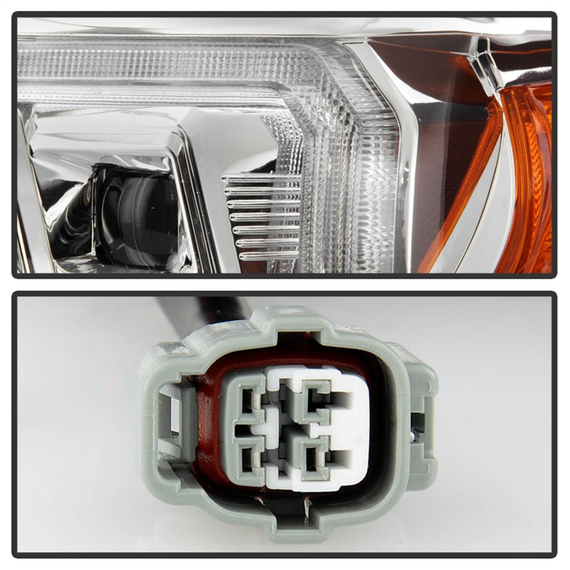 FR SPORT Spyder 16-20 Toyota Tacoma LED Model Only High-Power LED Headlights - Chrome...