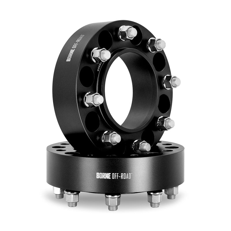 Borne Off-Road Wheel Spacers - 6x139.7 - 78.1 - 25mm - M14 - Black BNWS-005-250BK