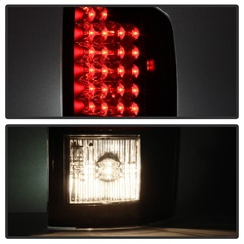 FR SPORT Spyder Dodge Ram 07-08 1500/Ram 07-09 2500/3500 LED Tail Lights Black Smoke...