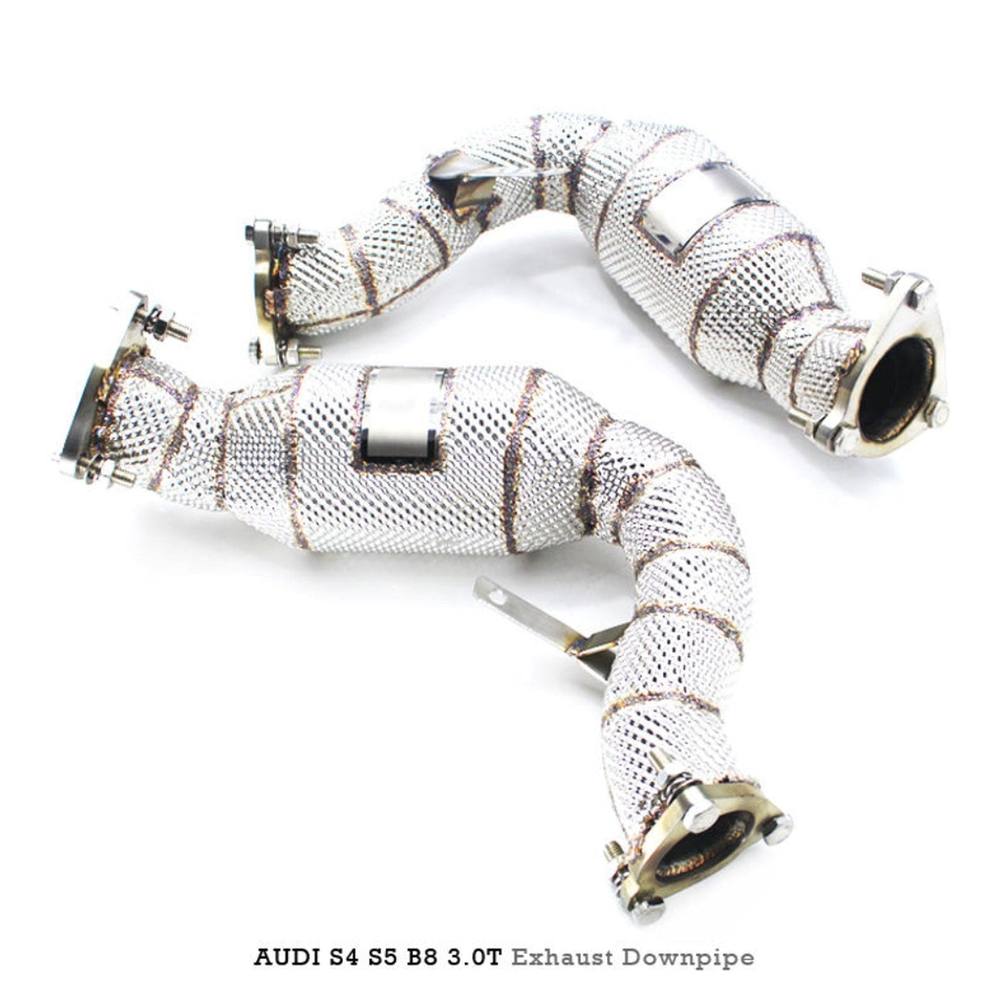 Free Flow 304 Stainless Exhaust Downpipe for Audi S4 S5 B8
