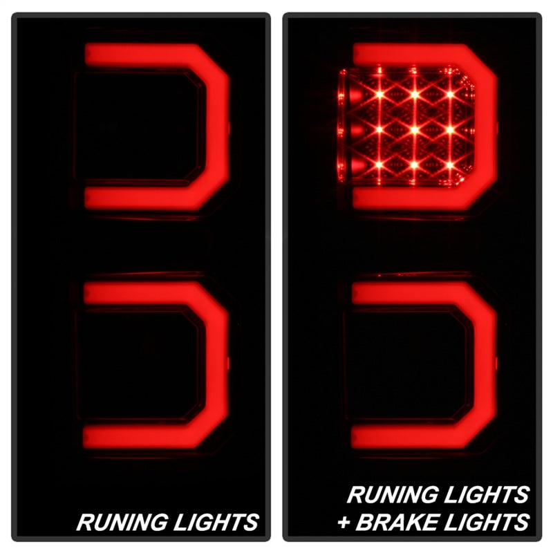 FR SPORT Spyder 07-13 Toyota Tundra V2 Light Bar LED Tail Lights - Smoke ALT-YD-TTU07V2-LB-BSM...