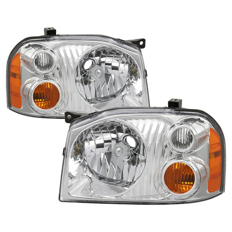 FR SPORT SPYDER xTune 01-04 Nissan Frontier OEM Headlights - Chrome (HD-JH-NF01-AM-C) 9042775