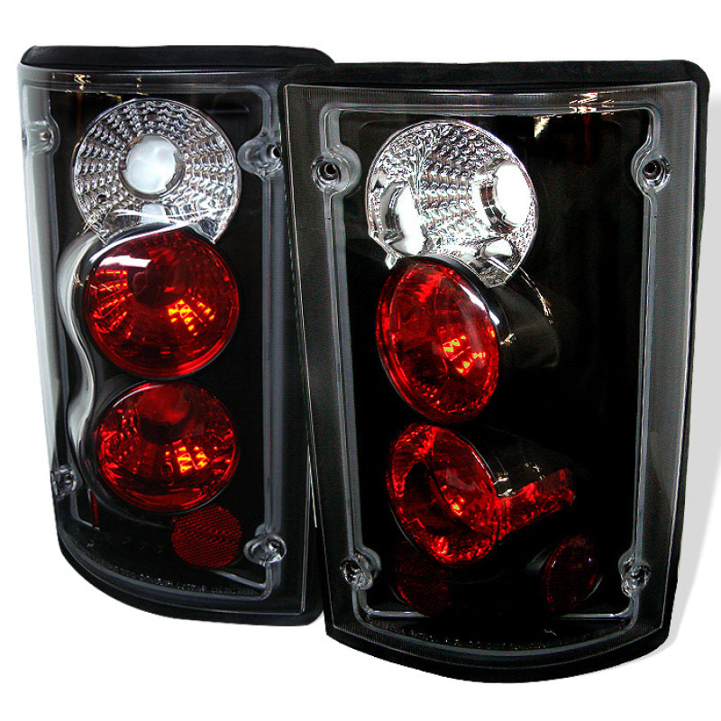 FR SPORT Spyder Ford Excursion 00-06/Econoline 150/250/350/450/550 95-06 Euro Tail Lights Blk...