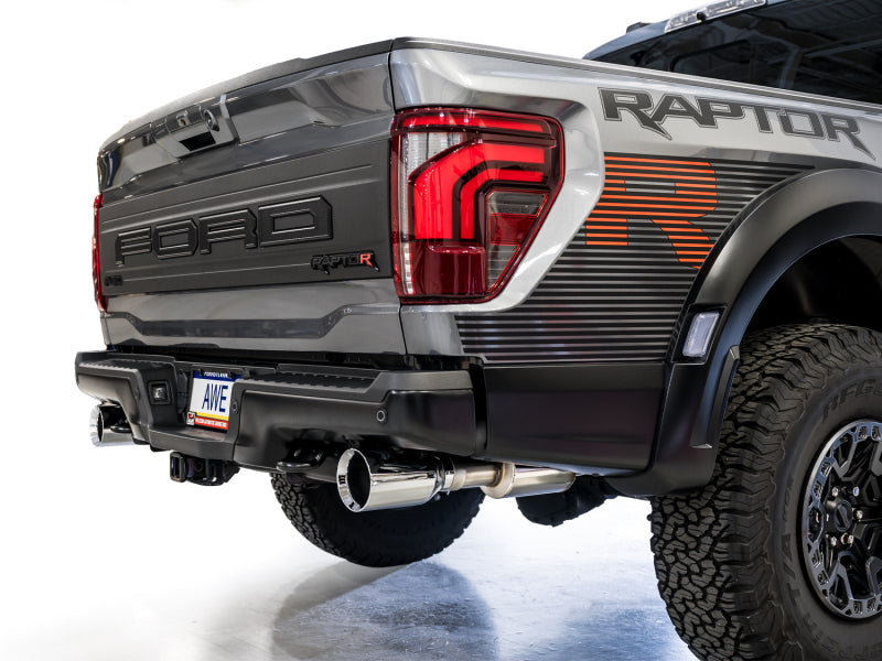 AWE Tuning AWE Gen 3 Raptor R SwitchPath Exhaust  - Chrome Silver Tips 3025-32852