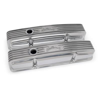 Edelbrock Classic Cast Aluminum Valve Covers - 4144