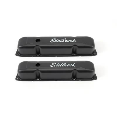 Edelbrock Signature Series Black Valve Covers - 4493