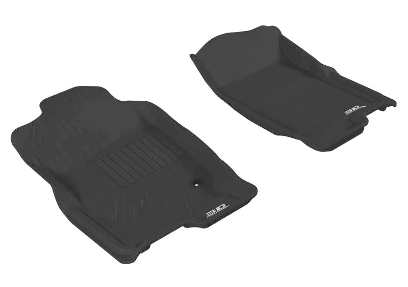 3D MAXpider 2006-2010 Ford Explorer Kagu 1st Row Floormat - Black L1FR03511509