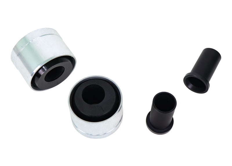 Whiteline 2009+ Nissan 370Z / Z Lower Control Arm - Inner Rear Bushing Kit (Double Offset) W56441