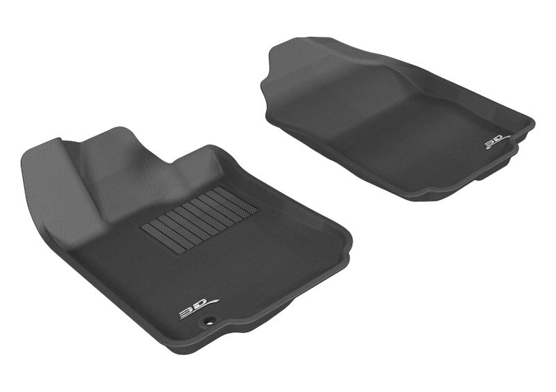 3D MAXpider 2006-2012 Ford Fusion Kagu 1st Row Floormat - Black L1FR01311509