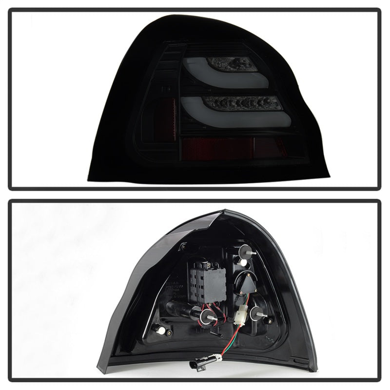 FR SPORT Spyder 04-08 Pontiac Grand Prix Light Bar LED Tail Light - Black Smoke...