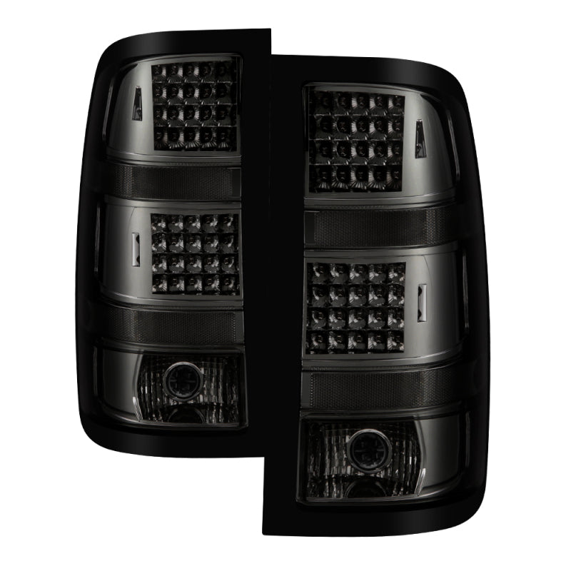 FR SPORT SPYDER Xtune GMC Sierra 07-13 (Not Fit 3500 Dually 4 Rear Wheels) LED Tail Lights Smoked...