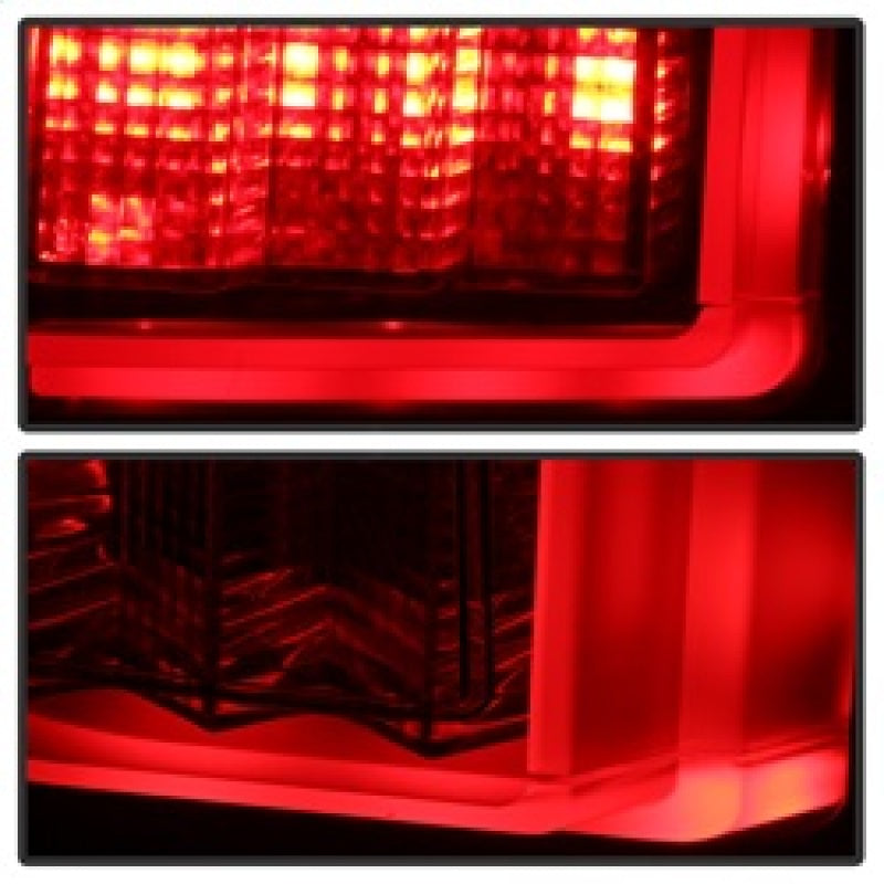 Spyder Ford F150 2015-2017 Light Bar LED Tail Lights - Black Smoke ALT-YD-FF15015-LBLED-BSM 5083685