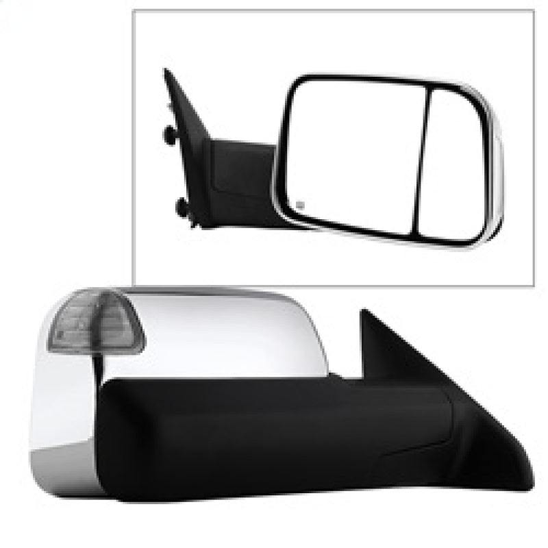 FR SPORT SPYDER Xtune Dodge Ram 1500 09-12 Extendable Heated Adjust Mirror Chrome HoUSing Right...