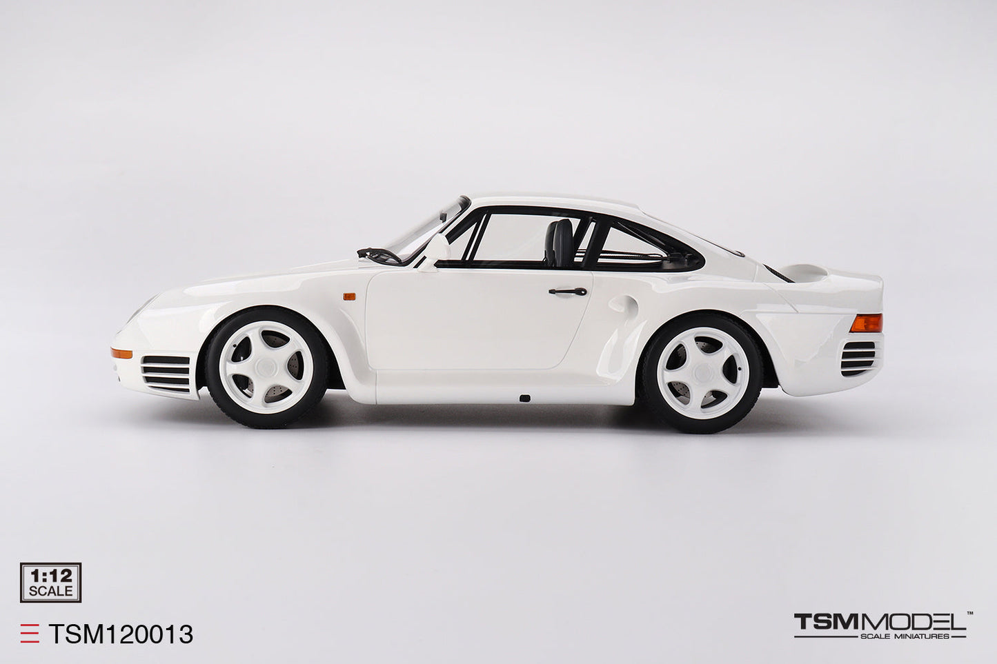Truescale Miniatures (TSM) Porsche 959 Sport Grand Prix White 1:12