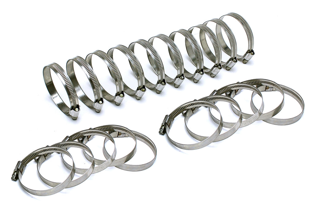HPS Performance Stainless Steel Embossed Hose Clamps