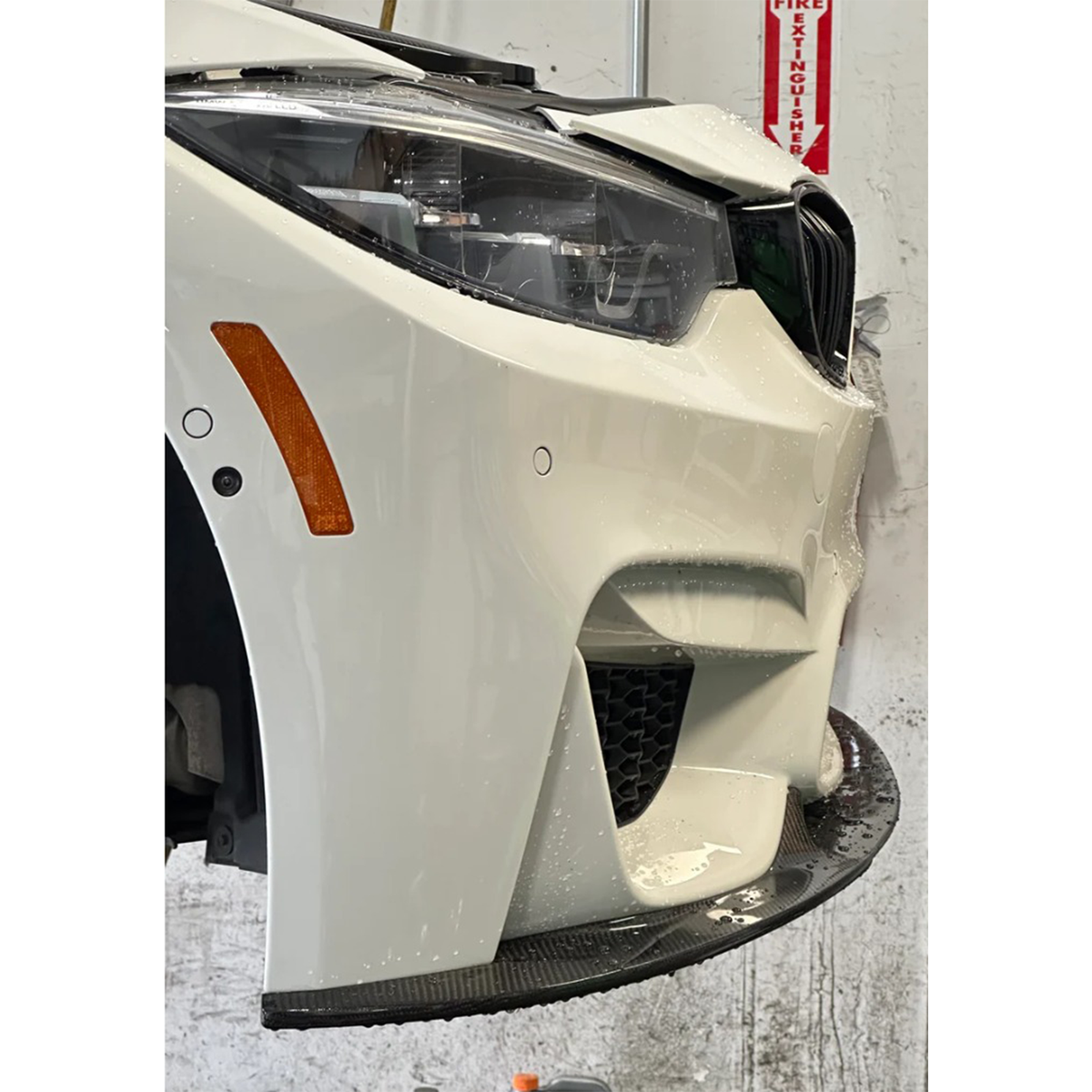 GT4 Style Carbon Fiber Front Lip for BMW F80 M3 F82 F83 M4