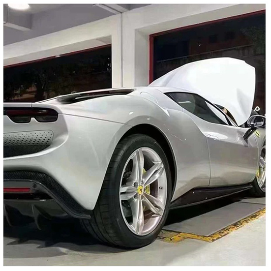 STRATEC SYSTEMS Dry Carbon Fiber Side Skirts for Ferrari 296 GTB
