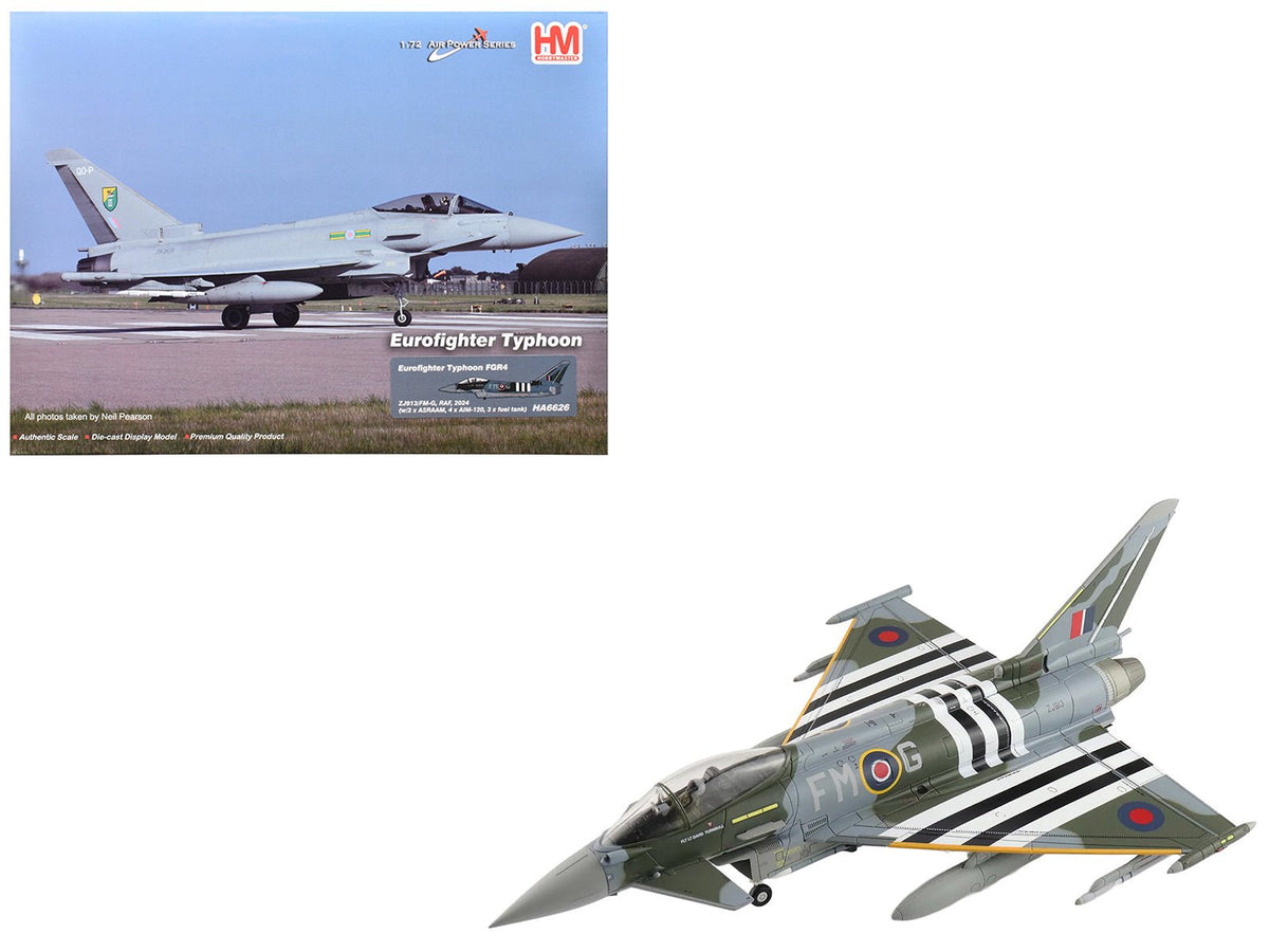 Rapid Vehicles Eurofighter Typhoon FGR4 Fighter Aircraft "ZJ913 FM-G" (2024) British Royal Air...