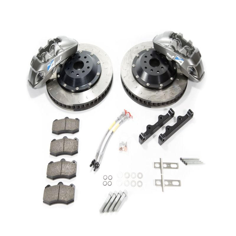 FR SPORT Alcon 2009+ Nissan GT-R R35 380x33mm Rotor Red 4 Piston Caliper RC4 Rear Axle Kit...