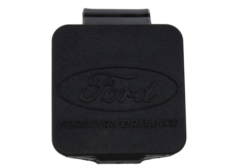 Ford Racing Rubber 2in Hitch Receiver Cover w/Ford Oval/Ford Performance Logo M-1840-FP