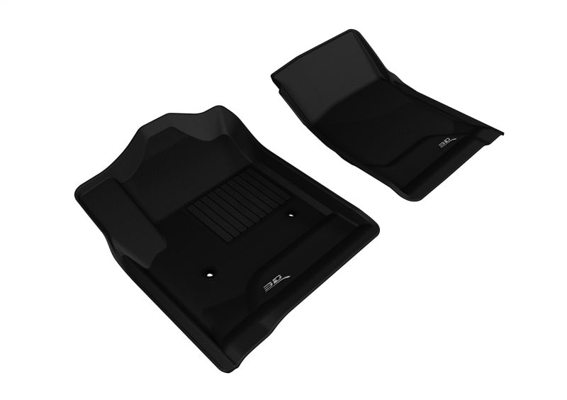 3D MAXpider 14-18 GMC Sierra 1500 / 2500Hd / 3500Hd Regular Cab Kagu Black R1 (Single Row Set) L1GM02001509