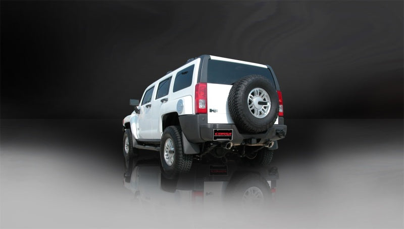 FR SPORT Corsa Performance 06-08 Hummer H3 3.5L Polished Sport Cat-Back Exhaust - View 3