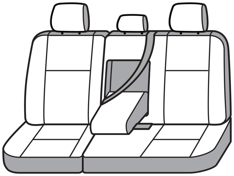 Covercraft- 22-223 Ford Bronco Carhartt Super Dux SeatSaver Custom Second Row 60/40- Black SSC8517COBK