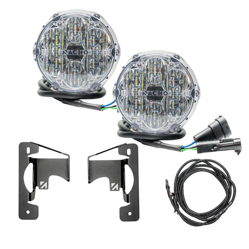 ARB Jeep JL/JT SAE Only Plug N Play Fog Light Kit (Bumper Kit) - White V3JW2KWSO