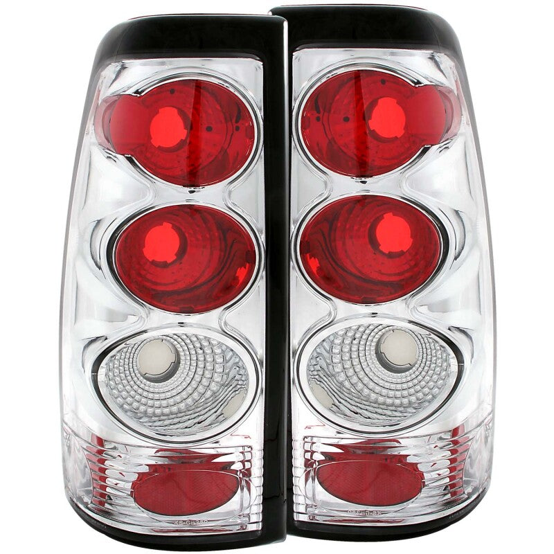 Anzo 1999-2002 Chevrolet Silverado 1500 Taillights Chrome