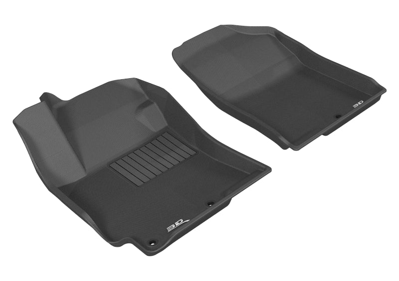 3D MAXpider 2012-2017 Hyundai Accent Kagu 1st Row Floormat - Black L1HY02211509