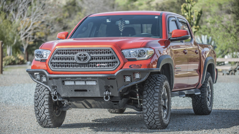 FR SPORT Body Armor 4x4 2016+ Toyota Tacoma Desert Series Front Winch Bumper TC-19337 - View 6