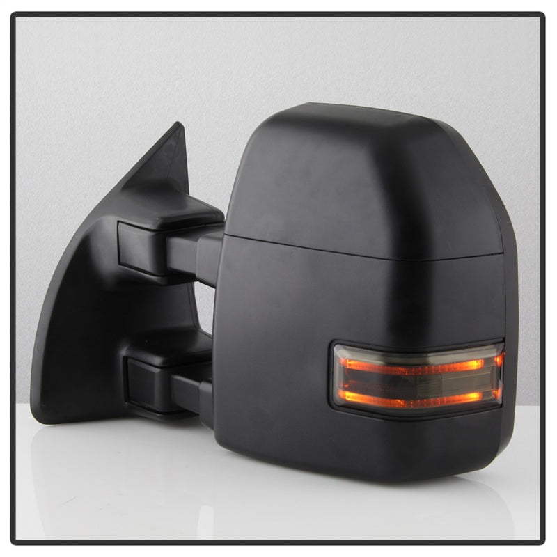 FR SPORT SPYDER xTune 99-07 Ford Super Duty Heated LED Signal Power Mirrors - Smk (Pair)...