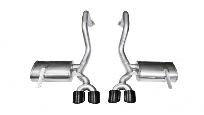 Corsa Performance 97-04 Chevrolet Corvette C5 Z06 5.7L V8 Black Xtreme Axle-Back Exhaust
