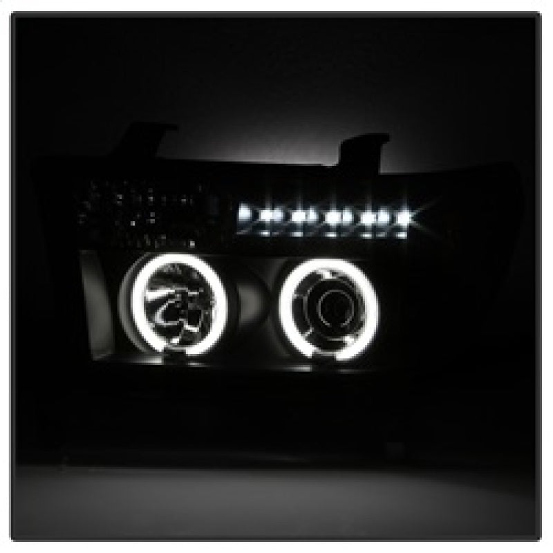 FR SPORT Spyder Toyota Tundra 07-13 Projector Headlights CCFL Halo LED Blk PRO-YD-TTU07-CCFL-BK...