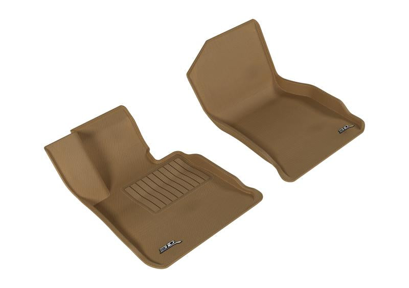 FR SPORT 3D MAXpider 2014-2020 BMW 4 Series F32/F33/F36 Kagu 1st Row Floormat - Tan L1BM05611502
