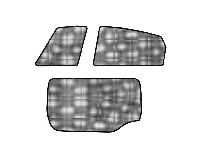 3D MAXpider 2010-2015 Toyota Prius Black Sun Shades - Complete Set S1TY0400