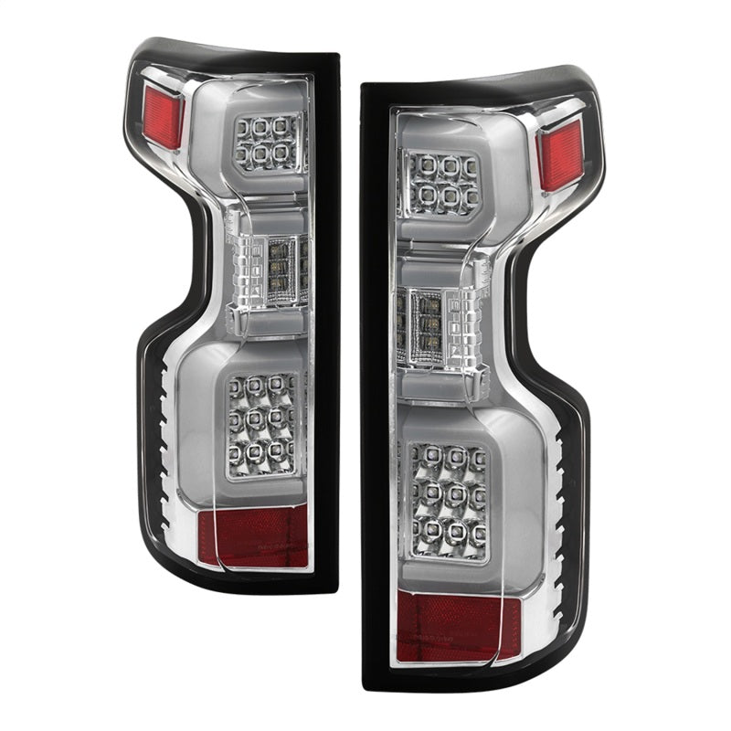 Spyder Chevy Silverado 19-20 (Do Not Fit Halogen Model) LED Tail Light - Chrome ALT-YD-CS19LED-C 5087287