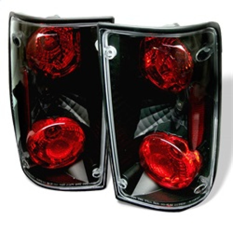 FR SPORT Spyder Toyota Pick Up 89-95 Euro Style Tail Lights Black ALT-YD-TP89-BK 5007636 - View 2