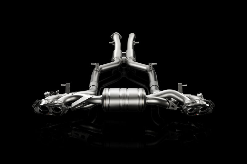 Akrapovic 10-14 AMG SLS Coupe/Roadster Evolution Line Cat Back (Titanium) w/ Carbon Tips S-MESLSAMG/1