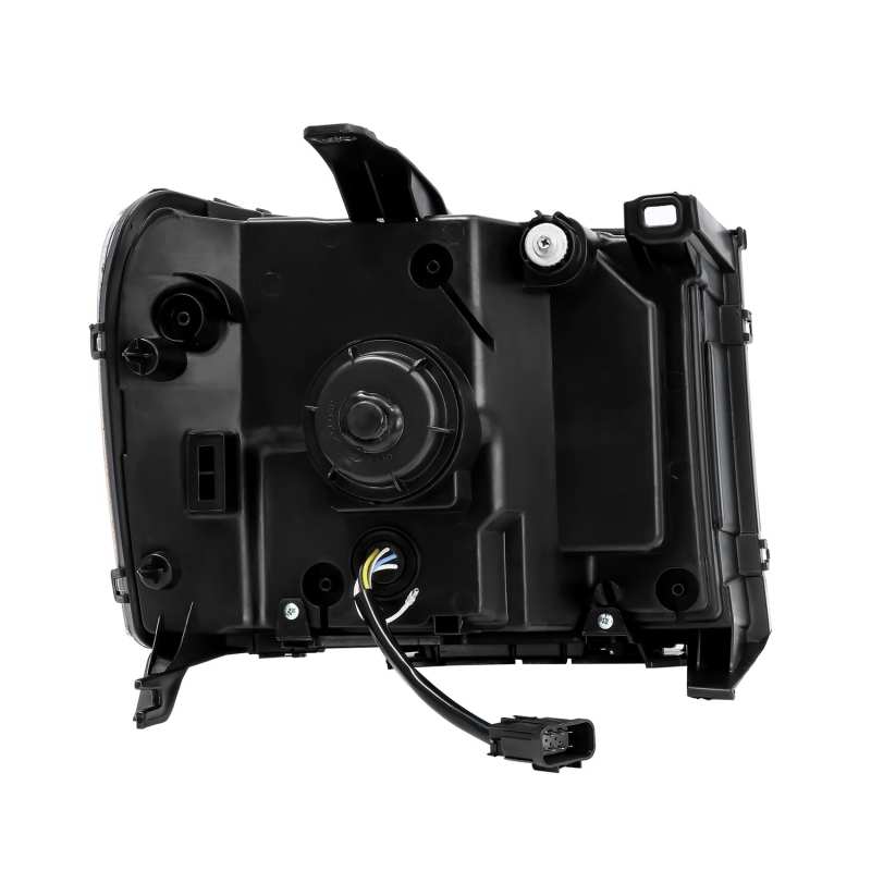 AlphaRex 07-13 GMC 1500HD NOVA LED Proj Headlight Plank Style Gloss Blk w/Activ Light/Seq Signal/DRL 880609 *Discontinued