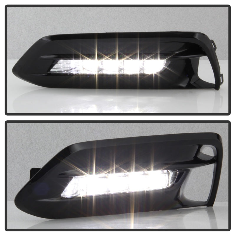 FR SPORT Spyder 18-19 Honda Accord Sedan OEM LED Fog Lights w/OEM Fit Switch - Clear...