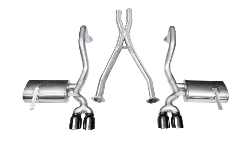 FR SPORT Corsa 97-04 Chevrolet Corvette C5 Z06 5.7L V8 Black Xtreme Cat-Back + XO Exhaust 14114BLK