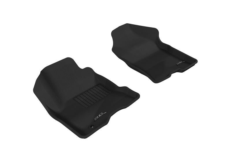 3D MAXpider 2008-2011 Ford Focus Kagu 1st Row Floormat - Gray L1FR01611501