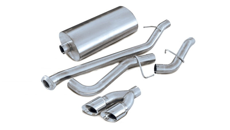 Corsa Performance 02-06 Chevrolet Avalanche 5.3L V8 Polished Sport Cat-Back Exhaust