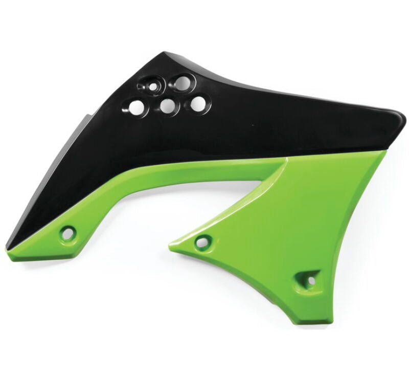 Acerbis 09-11 Kawasaki KX450F Radiator Shroud - Green 2141711043