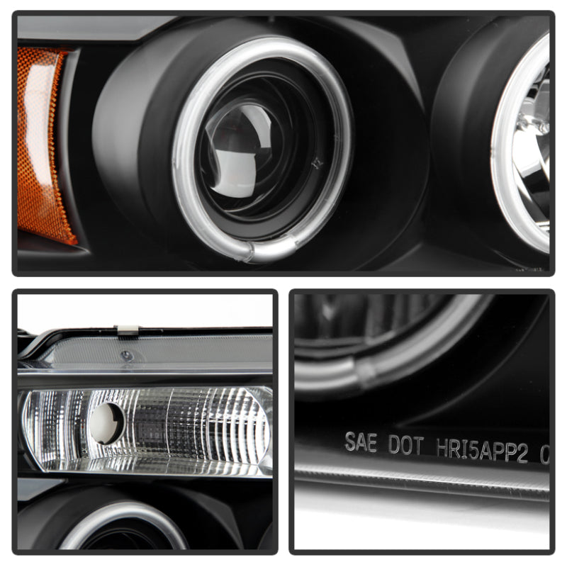 Spyder Ford F150 04-08 Projector Headlights Version 2 CCFL Halo LED Blk PRO-YD-FF15004-CCFL-G2-BK 5030085