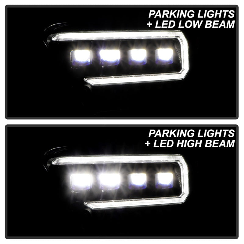 Spyder 16-20 Toyota Tacoma Halogen Model Only High-Power LED Headlights - Black PRO-YD-TT16HALAP-BK 5088376